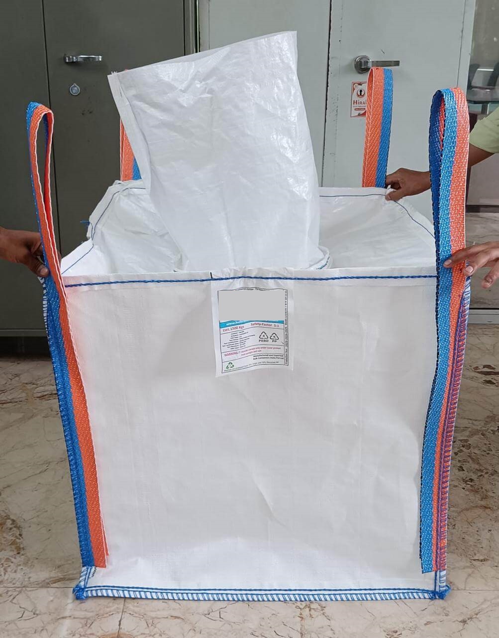 Een nieuwe big bag gemaakt met 30% gerecycled pp